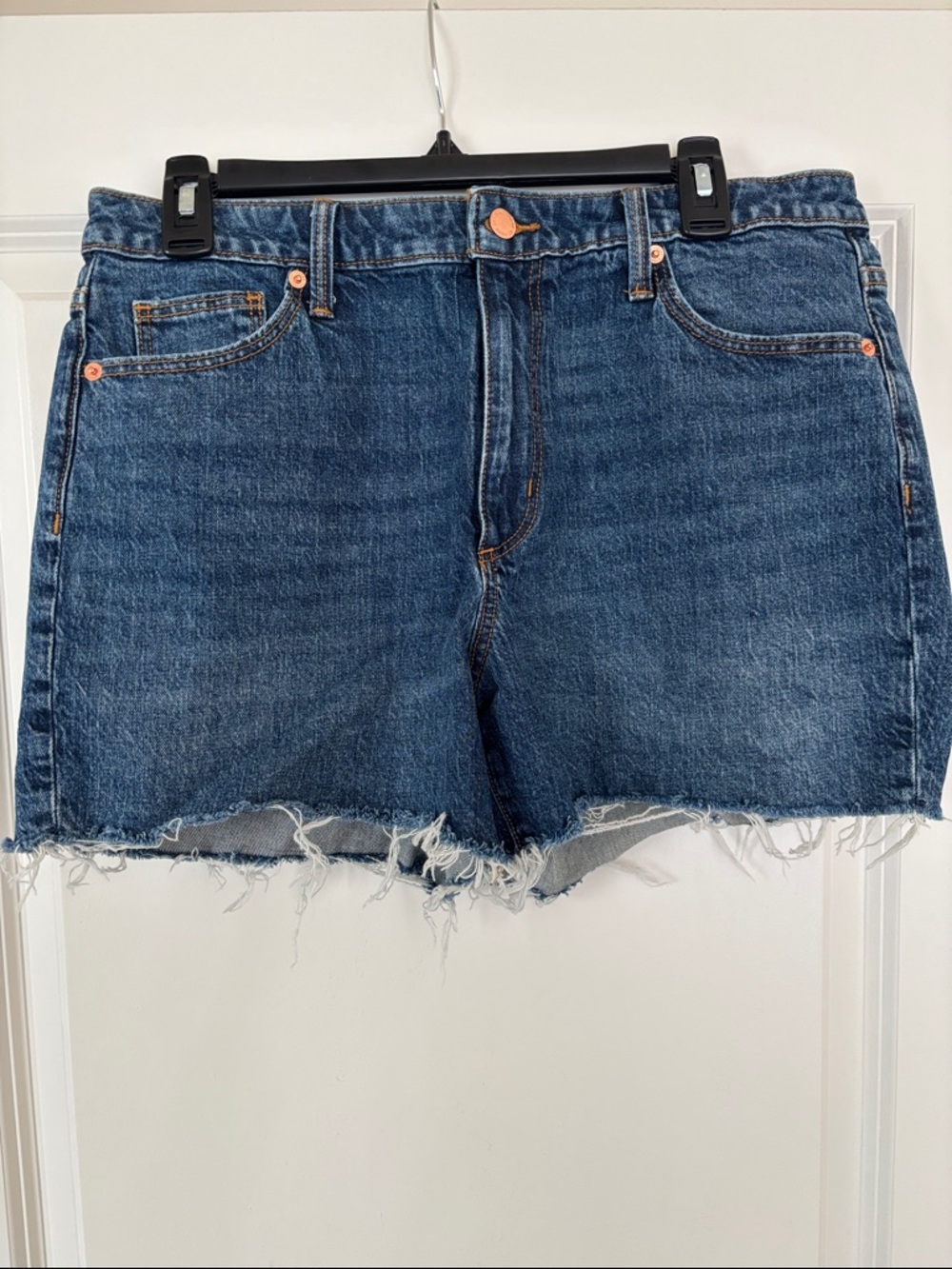 Universal Thread Super-High Rise Midi Jean Shorts |